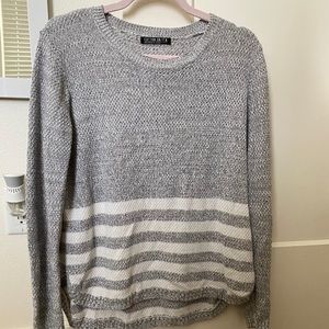 Cotton On Gray Striped Sweater